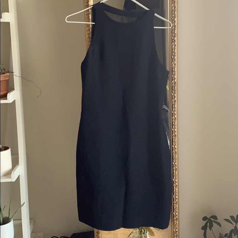 Form Fitting Black Semi-Formal Dress